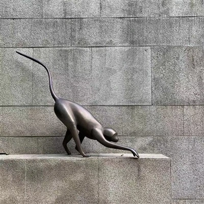 Gietproces bronzen kattenbeeld